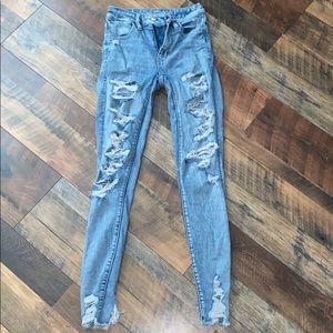 American Eagle Ripped Jeggings